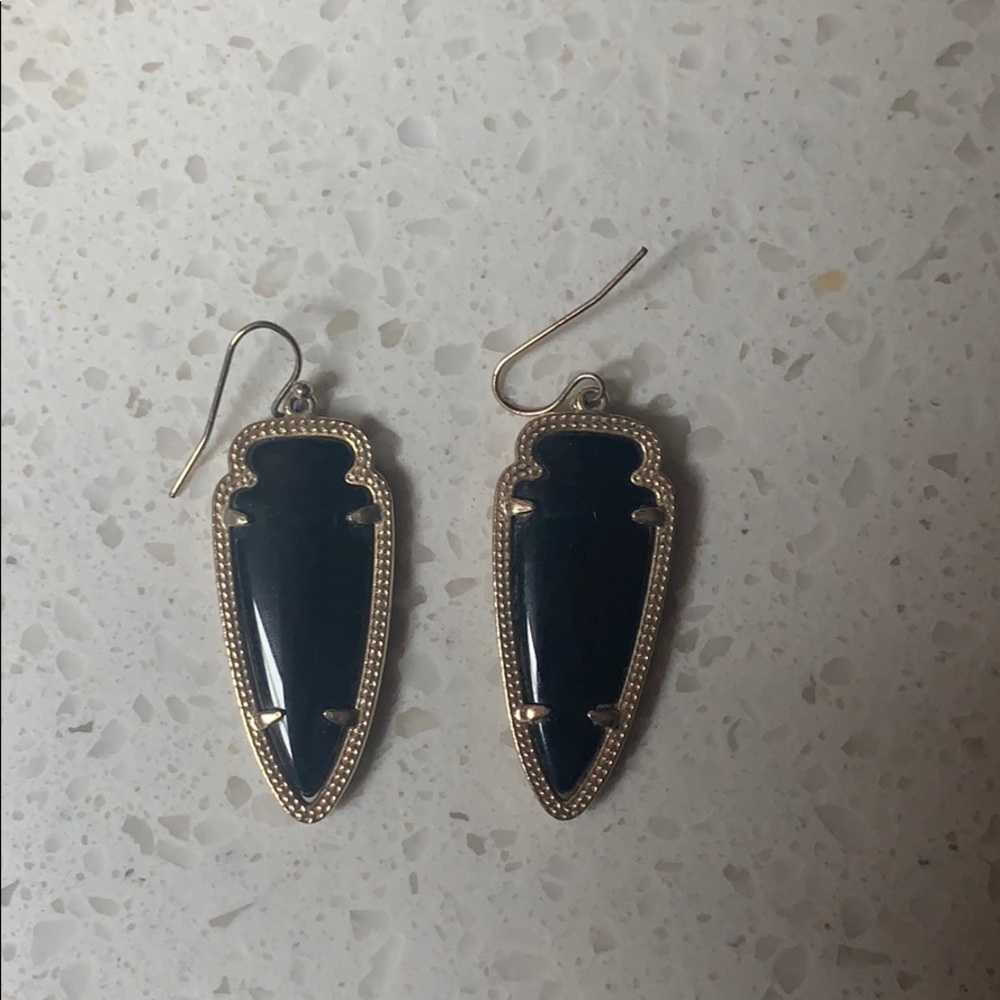 Black Kendra Scott Earrings